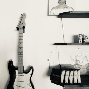 Bowie, my strato and little Paul Man